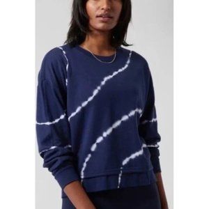 Tie-Dye Crewneck Sweatshirt - Navy